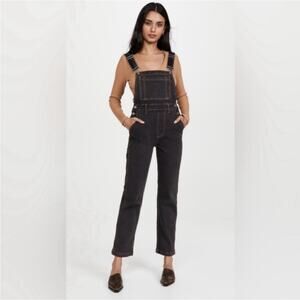 WeWoreWhat 2 Straight Tapered Overall in Dark Blue NWT